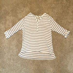 St. John’s Bay 3/4 sleeve striped shirt